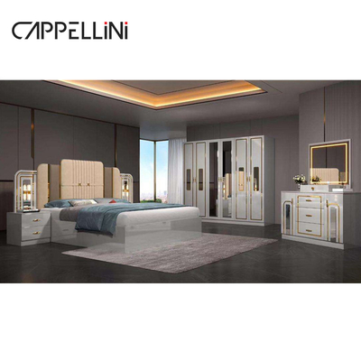 Cheap Modern Leather Headboard Queen Size Cama Casa Apartamento Duplo Master Room Madeira Full King quarto mobiliário conjunto