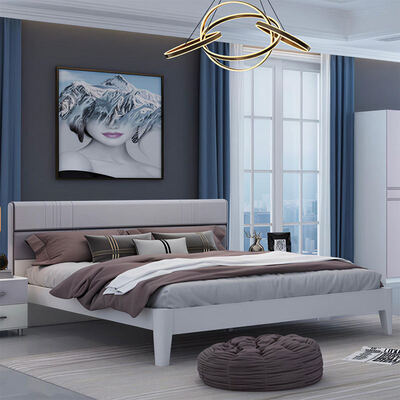 Conjunto de móveis de quarto Master Clássico de madeira King Size Armazenamento Aconchegante Alta Qualidade Minimalista Luxo Mobiliário moderno quarto