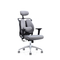 Cadeiras ergonômicas modernas de couro do escritório da dobradura da base da liga de alumínio da cadeira do plutônio