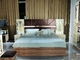 A mobília do quarto da casa da madeira maciça ajustou o vestuário durável da cama do painel do MDF