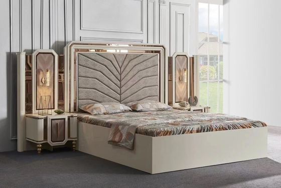 Projeto moderno material do plutônio do MDF da madeira da mobília de Ashley Little Decor Bedroom Sets