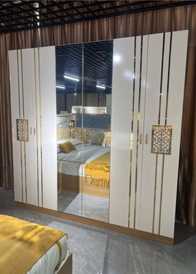 Mobília estofada luxuosa do quarto do estilo do hotel grupo de quarto de 1,8 medidores