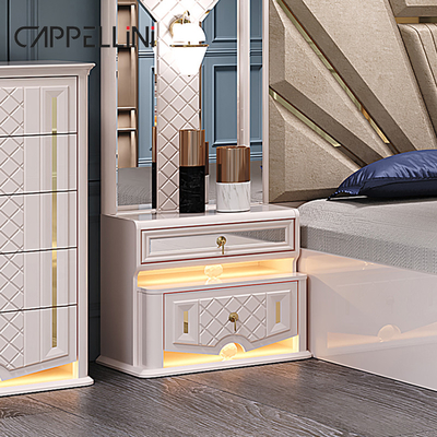 Moderno Design Madeira Quadro Duplo King Size Luxury Cama Conjunto Casa Clássico Luxury Madeira Mdf Quarto completo Conjuntos Móveis