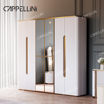 Vila moderna de madeira branca de tamanho King Bedroom Sets Casa Dupla Rainha Luxury Madeira Full Bedroom Furniture Set