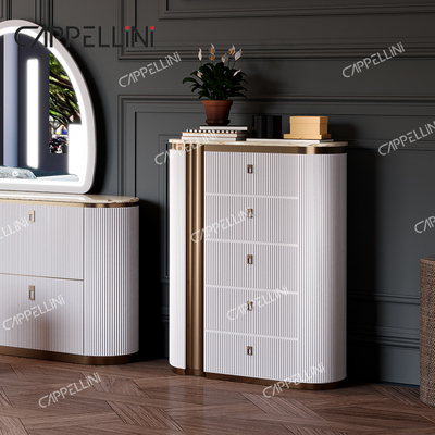 Vila moderna de madeira branca de tamanho King Bedroom Sets Casa Dupla Rainha Luxury Madeira Full Bedroom Furniture Set