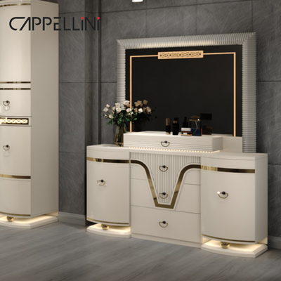 Conjunto de cama de couro contemporâneo clássico de tamanho King Duplo Queen Royal Luxury Moderno Madeira Mdf Full Bedroom Sets Mobiliário