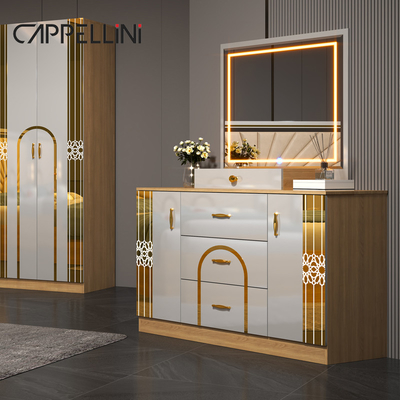 Venda em Grosso Casa Master Room King Size Cama Dupla Moderna De Luxo Couro Madeira Mdf Full Queen Set de Mobiliário Barato Quarto