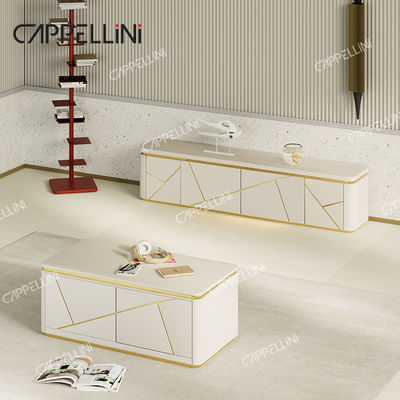 Moderno Design Madeira Sala de estar Tv Gabinete Armazenamento Casa Móveis de luxo Estilo Madeira MDF TV Stands