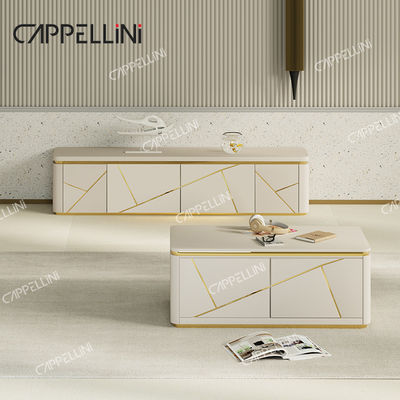 Moderno Design Madeira Sala de estar Tv Gabinete Armazenamento Casa Móveis de luxo Estilo Madeira MDF TV Stands