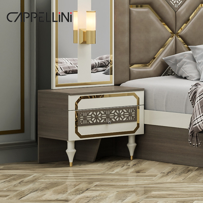 Armazém de madeira moderno barato Cama de couro de tamanho duplo King Leather Headboard de couro Luxo Mobiliário de madeira para casa Queen Set de quarto