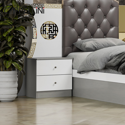 Simples Modern Double King Size Leather Bed Room Suite Home Luxury Queen Madeira Mdf Set de móveis para quarto completo