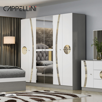 Simples Modern Double King Size Leather Bed Room Suite Home Luxury Queen Madeira Mdf Set de móveis para quarto completo