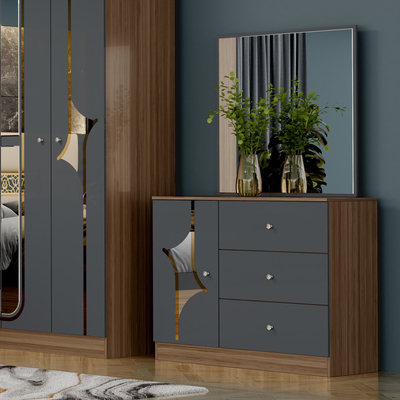 Portagem Livre Baixo Preço Turco Quarto Dormitório Duplo King Casa Armazém de Madeira Mdf Moderno Luxo Full Size Set de Mobiliário de Quarto