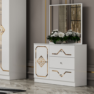 Foshan Wholesale Cheap Luxury Double King Size Bedroom Set Modern Home Completo Quadro de madeira conjunto de quarto móveis