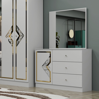 Quadro de madeira de alta qualidade Modern King Size Cama Dupla Casa Suíte Rainha Full Luxury Turco Mobiliário de madeira