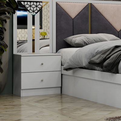Quadro de madeira de alta qualidade Modern King Size Cama Dupla Casa Suíte Rainha Full Luxury Turco Mobiliário de madeira
