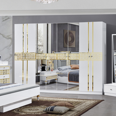 Varejo Francês Casa Madeira Quadro Master Room Quarto de Cama Dupla Set de Quarto de Cama Moderna Madeira King Size Mobiliário de quarto de luxo