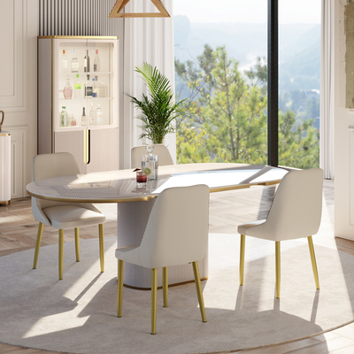 Display de vidro branco de design simples Estante de vinho Mobiliário de sala de jantar moderno e luxuoso Sala de estar Armazém de vinhos de madeira