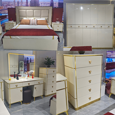 Modern Design Cozinha Balcão Buffet Gabinete Sala de jantar Casa Mobiliário de luxo Armazenamento Balcão de madeira com espelho