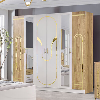 Foshan Wholesale King Size Bedroom Sets Furniture Wood Double Bed Modern Luxury Wooden Frame Full Home Bedroom Furniture Set