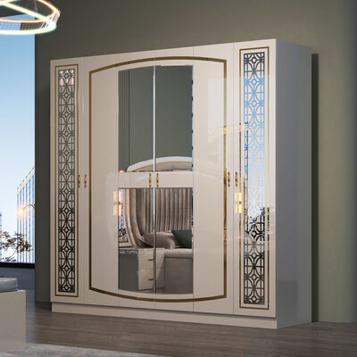 Cheap Wholesale Full 5 Pieces Modern Bedroom Furniture Set Home Apartment Completo Quadro de Madeira Duplo Leito de Luxo King Size