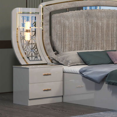 Cheap Wholesale Full 5 Pieces Modern Bedroom Furniture Set Home Apartment Completo Quadro de Madeira Duplo Leito de Luxo King Size