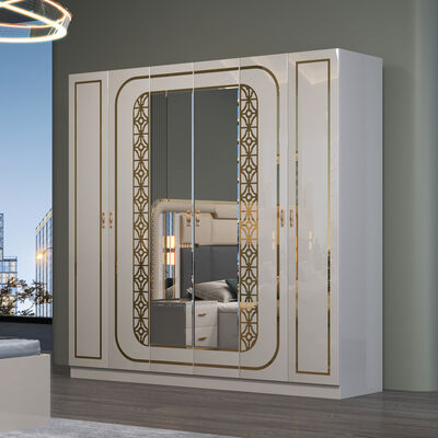 Quarto Completo Conjunto Mobiliário Quarto Mobiliário Cor Adolescente Madeira Personalizada Mobiliário Casa Branco Conjunto Moderno