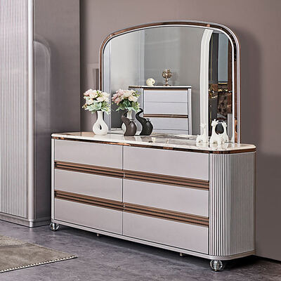 Conjuntos de Quarto Completos com Cama de Casal em Couro de Luxo Contemporâneo, Quarto Principal, Estrutura de Madeira, Mobiliário de Quarto Moderno Tamanho King