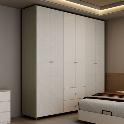 Modernos conjuntos de quarto de madeira de luxo Mobiliário com armazenamento cabeçote reclinável iluminado e montagem simples para apartamento de hotel em casa