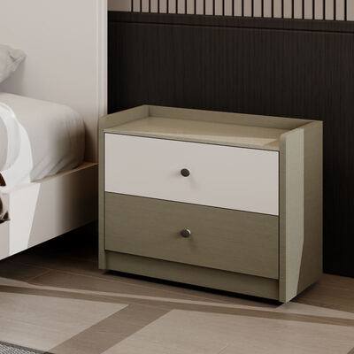 King Size Master Bedroom Completo em madeira clássica com armazenamento, aconchegante mobiliário minimalista de luxo moderno