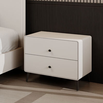 Premium King Size Set de quarto de madeira com armazenamento, oferecendo um ambiente minimalista aconchegante para o quarto moderno de luxo completo