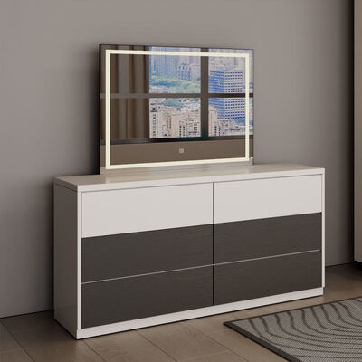 Set de quarto minimalista moderno King Size completo em madeira clássica com armazenamento aconchegante Suíte de mobiliário de quarto de luxo