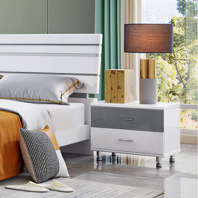 Conjunto de móveis de quarto Master Clássico de madeira King Size Armazenamento Aconchegante Alta Qualidade Minimalista Luxo Mobiliário moderno quarto