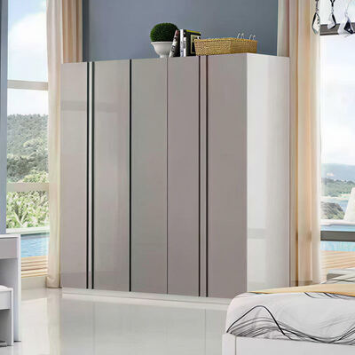 Conjunto de móveis de quarto Master Clássico Madeira King Size Armazenamento Aconchegante Alta Qualidade Minimalista Luxo Moderno
