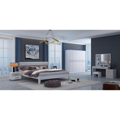 Conjunto de móveis de quarto Master Clássico de madeira King Size Armazenamento Aconchegante Alta Qualidade Minimalista Luxo Mobiliário moderno quarto
