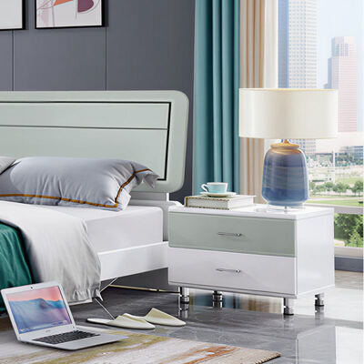 Master Suite quarto mobiliário conjunto estrutura de madeira aconchegante armazenamento minimalista de alta qualidade de luxo quarto moderno