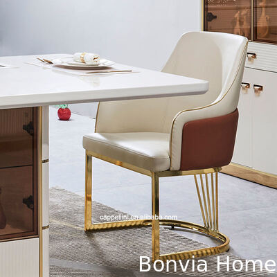 Tabela de jantar de luxo moderna e branca, de 6 lugares, mobiliário de sala de jantar de madeira, casa completa, mesa de jantar de quadro de madeira, de 4 cadeiras