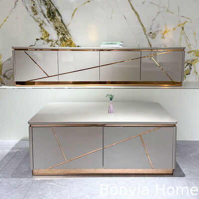 Moderno Design Madeira Sala de estar Tv Gabinete Armazenamento Casa Móveis de luxo Estilo Madeira MDF TV Stands