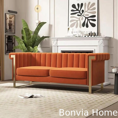 Conjunto de sofá seccional de luxo para sala de estar, móveis de couro modular de 3, 2, 1 lugares, design moderno