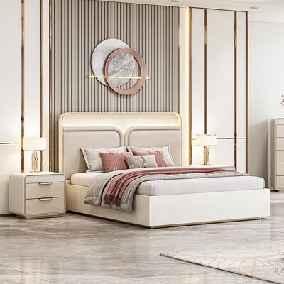 Juego De Muebles Para Dormitorio Conjunto de Quartos Contemporâneos King Size Quarto de Cama de Hotel Completo Luxo Conjunto de Mobiliário de Quarto Moderno