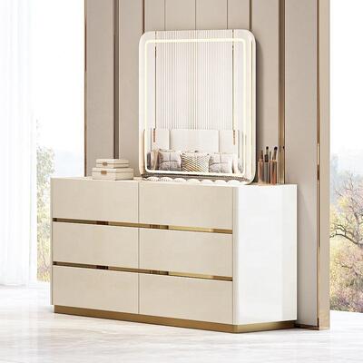 Locais de luxo leves Mobiliário de quarto moderno conjunto completo de quartos mobiliário quadro de madeira duplo de luxo king size conjunto de quarto
