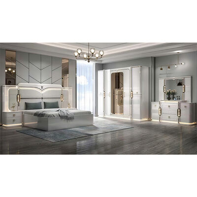 Ensembles De Chambre Couch king Size Luxury Bedroom Sets Home Double Bedroom Set de mobiliário de quarto moderno turco de madeira
