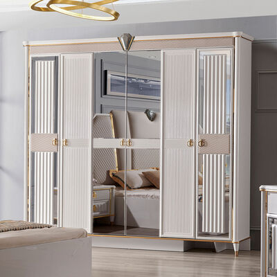 Capa de Veludo Moderno Capa de cabeça Sala de madeira King Size Sets Cama Mobiliário Camas de Rainha Full Cabinet Set de Quarto