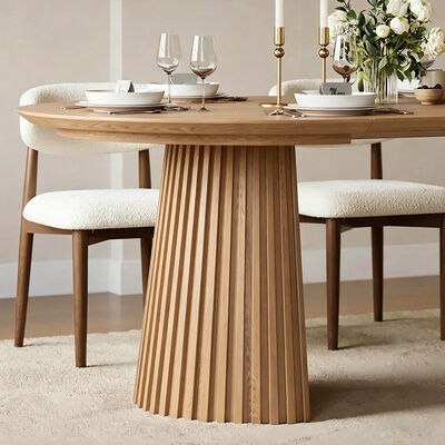 Ensemble De Table Manger Modern Extendable Dining Table Set 6 Sits Mobiliário de sala de jantar de madeira mesa de jantar dobrável 4 cadeiras