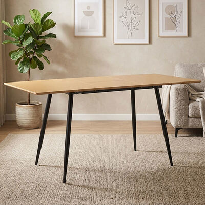 Cheap Wholesale Minimalista Desdobrável Mesa de Jantar Mobiliário de Sala de Jantar Casa Cozinha Madeira Moderna Mesa de Jantar Extensível