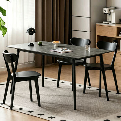 Nordic moderno extensível mesa de jantar dobrável topo de madeira móveis da sala de jantar minimalista madeira maciça dobrável conjunto de mesa de jantar