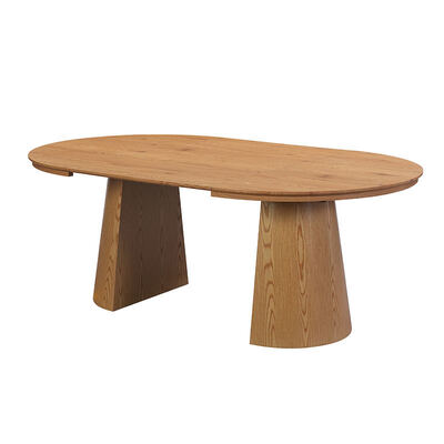 Mesa de jantar redonda minimalista e extensível Mobiliário de sala de jantar de madeira Espaço dobrável Economização de espaço para a casa Mesa de jantar dobrável moderna
