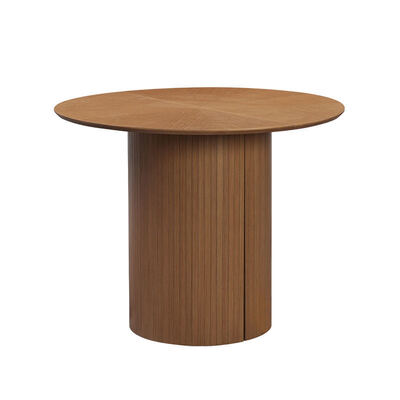 Atacado moderna mesa de jantar extensível de madeira dobrável móveis de sala de jantar simples redondo ajustável mesa de jantar expansível