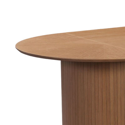 Atacado moderna mesa de jantar extensível de madeira dobrável móveis de sala de jantar simples redondo ajustável mesa de jantar expansível
