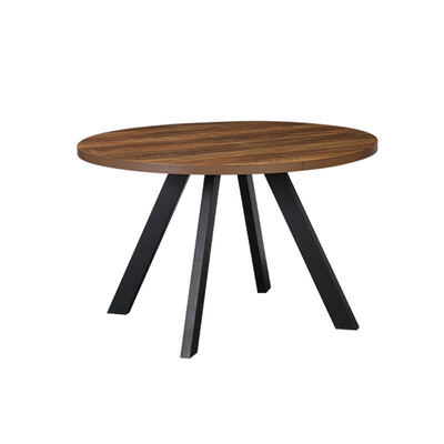 Atacado moderna mesa de jantar extensível de madeira dobrável móveis de sala de jantar simples redondo ajustável mesa de jantar expansível